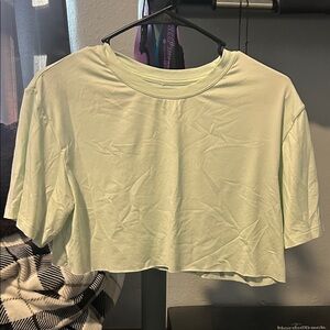 Fabletics Blue Green Women's Crop Top